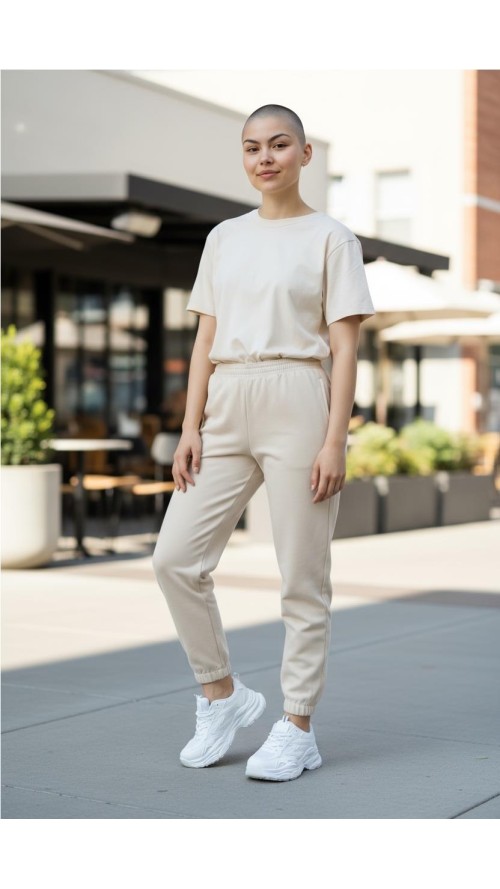 DEPORTIVA PISO ANCHO BLANCO