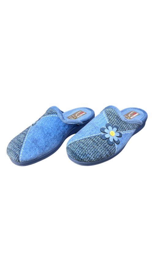 ZAPATILLA SERIGRAFIA MARGARITA AZUL
