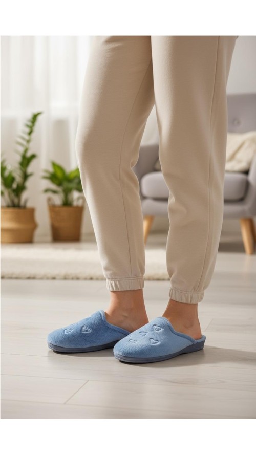 ZAPATILLA MULTI CORAZON AZUL