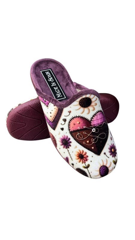 ZAPATILLA SERIGRAFIAS MALVA