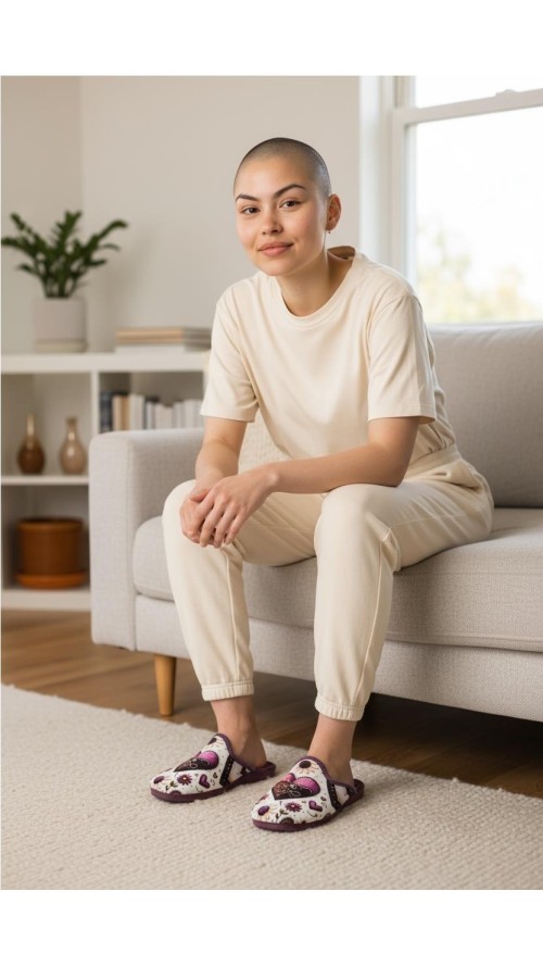 ZAPATILLA SERIGRAFIAS MALVA