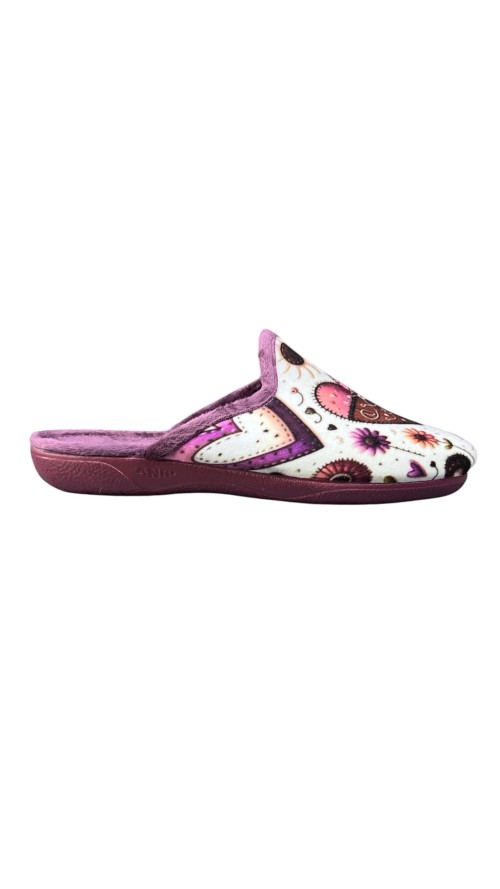 ZAPATILLA SERIGRAFIAS MALVA