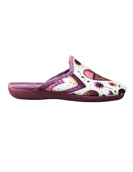 ZAPATILLA SERIGRAFIAS MALVA