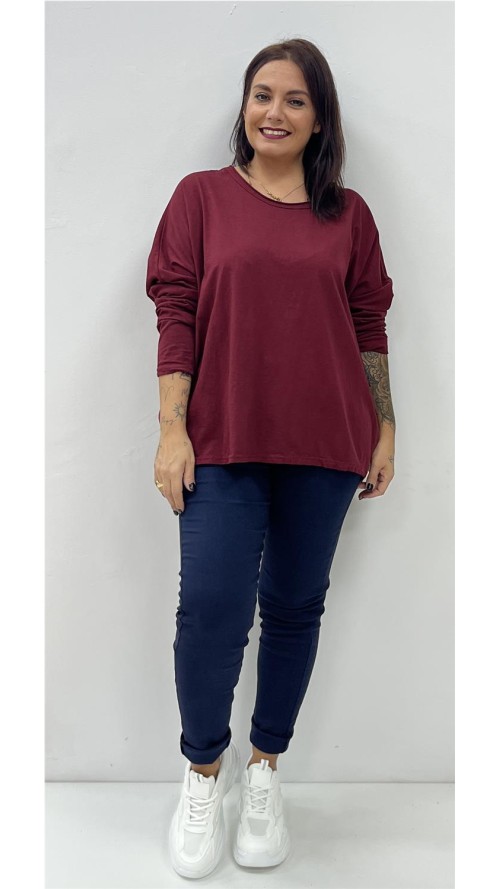 CAMISETA ADELA BURDEOS