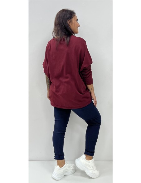 CAMISETA ADELA BURDEOS