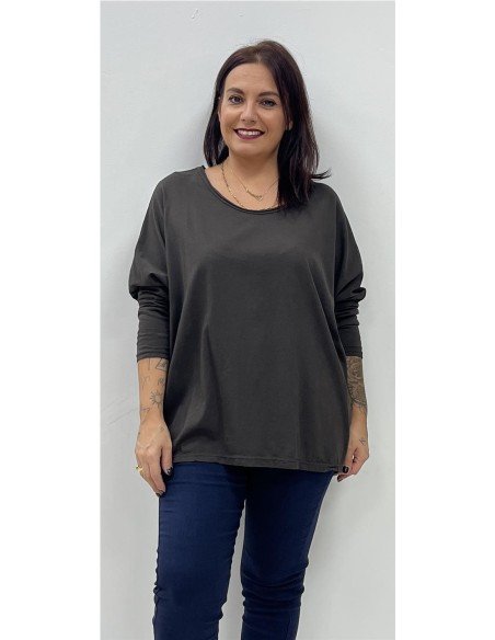 CAMISETA ADELA MARRON