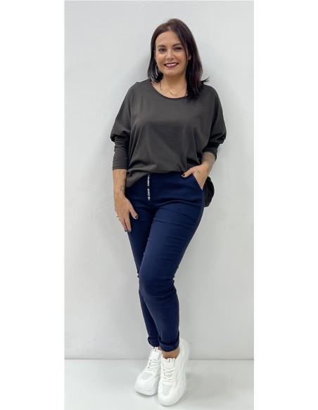 CAMISETA ADELA MARRON