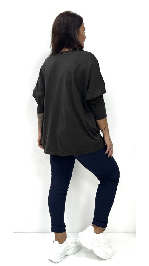 CAMISETA ADELA MARRON