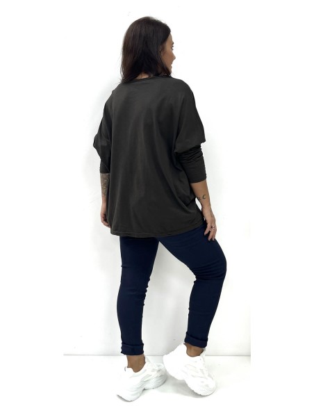 CAMISETA ADELA MARRON