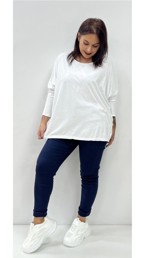 CAMISETA ADELA BLANCO