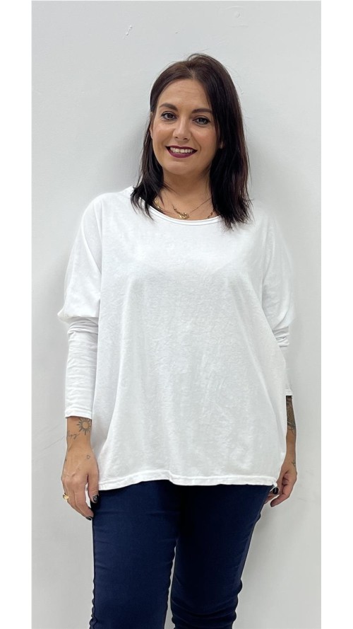 CAMISETA ADELA BLANCO