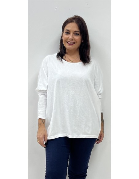 CAMISETA ADELA BLANCO