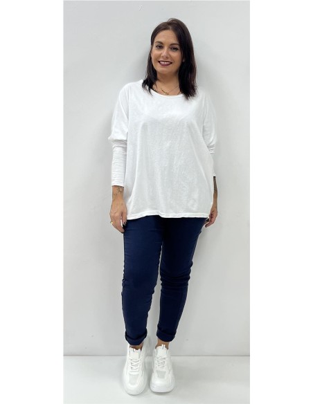 CAMISETA ADELA BLANCO