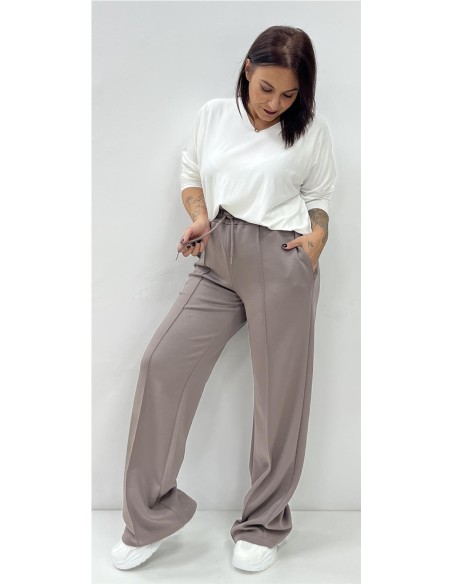 PANTALON ALEJANDRA TAUPE