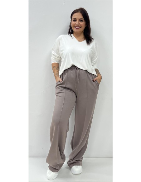 PANTALON ALEJANDRA TAUPE