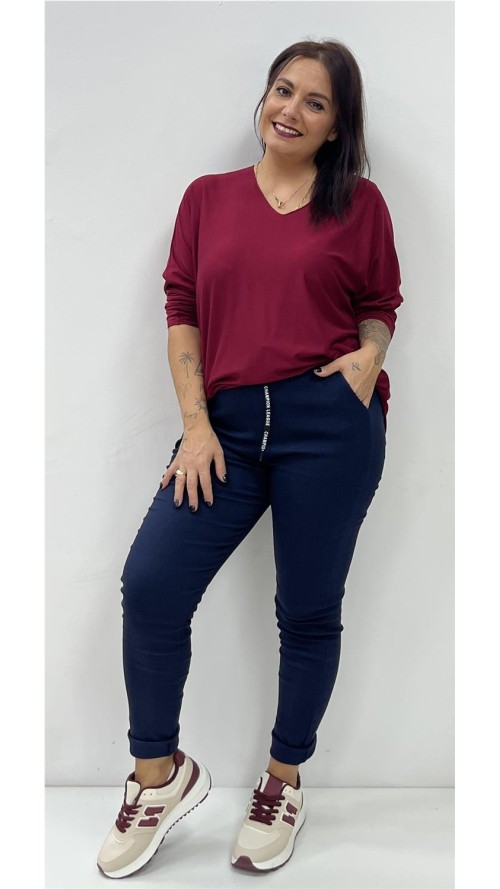 CAMISETA VIDA BURDEOS