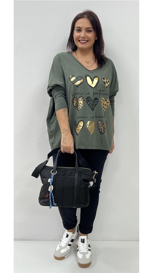 CAMISETA 9 CORAZONES KAKY