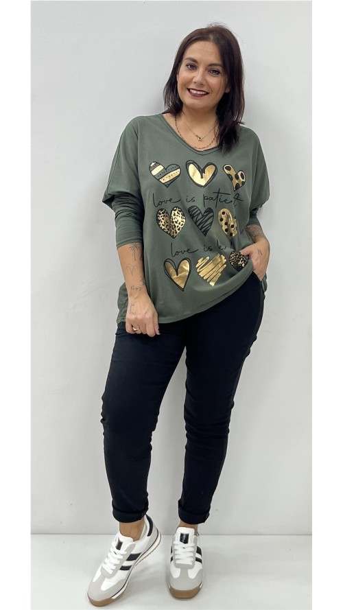 CAMISETA 9 CORAZONES KAKY