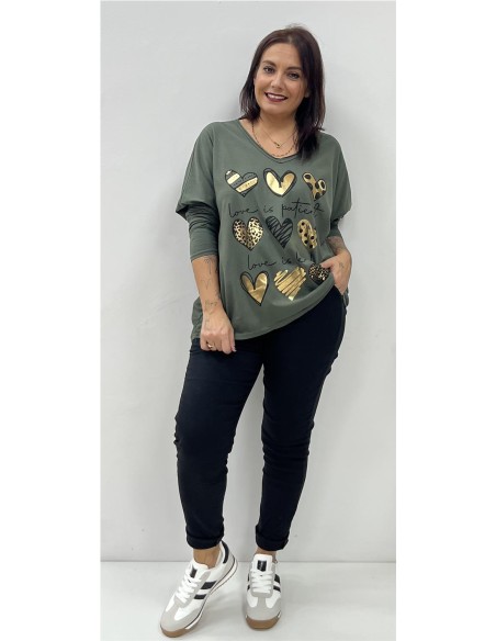 CAMISETA 9 CORAZONES KAKY