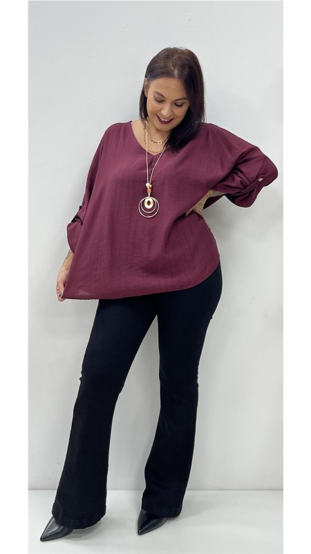 BLUSA PEPI BURDEOS 2