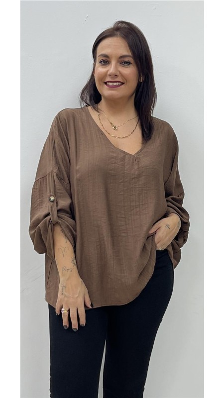 BLUSA PEPI MARRON