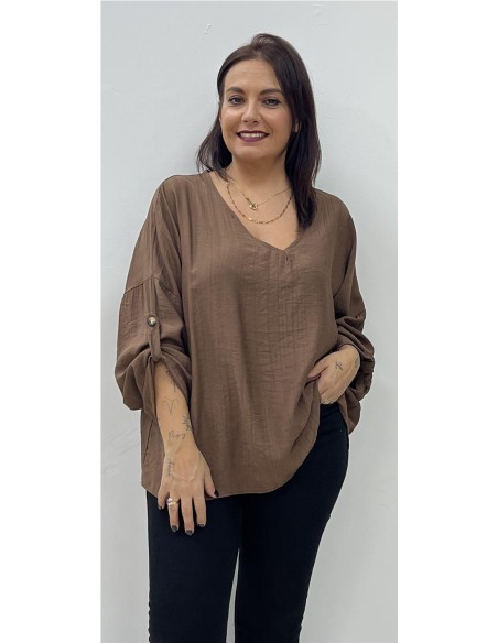 BLUSA PEPI MARRON