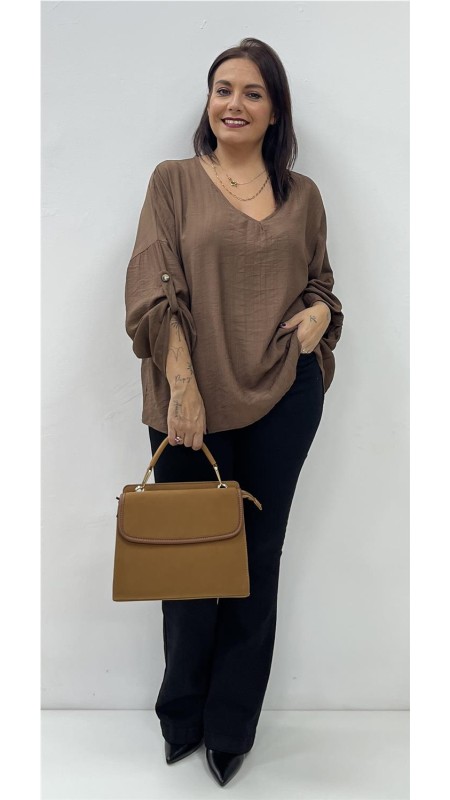 BLUSA PEPI MARRON 2