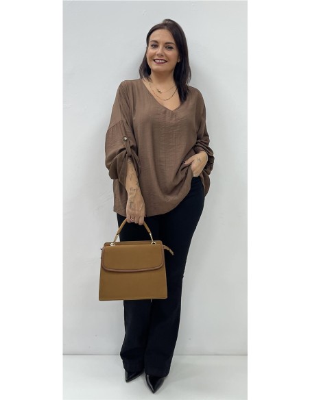 BLUSA PEPI MARRON