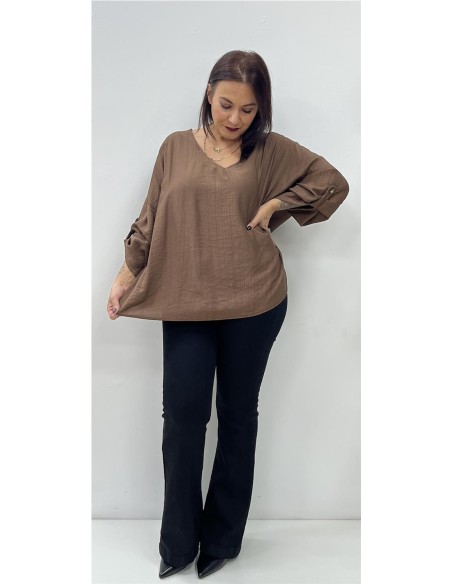 BLUSA PEPI MARRON