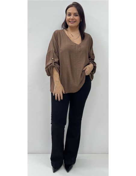BLUSA PEPI MARRON