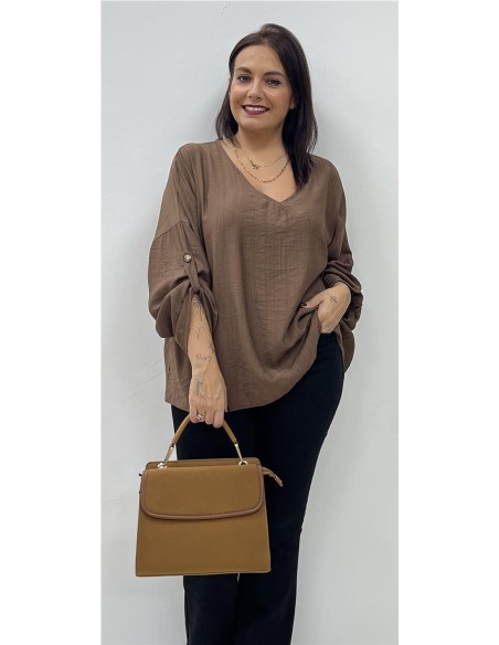 BLUSA PEPI MARRON