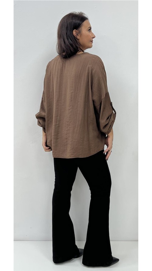 BLUSA PEPI MARRON