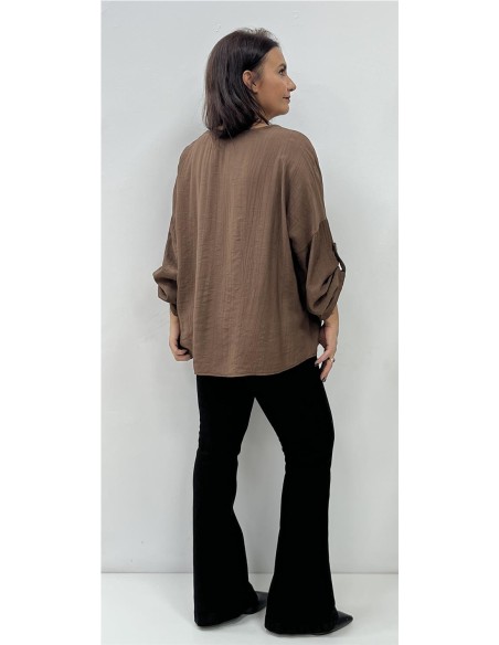 BLUSA PEPI MARRON