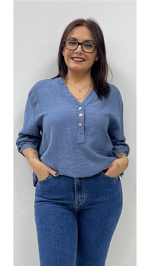 CAMISA GALATEA AZUL