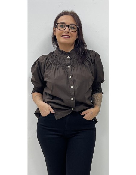 CAMISA LISBOA MARRON