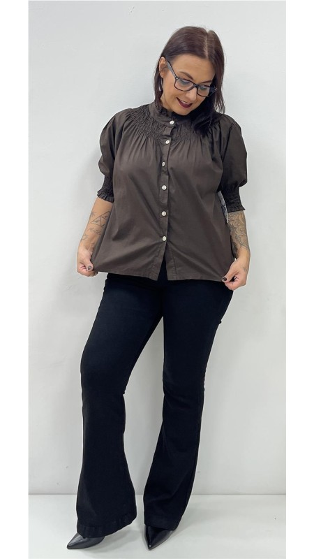 CAMISA LISBOA MARRON 2