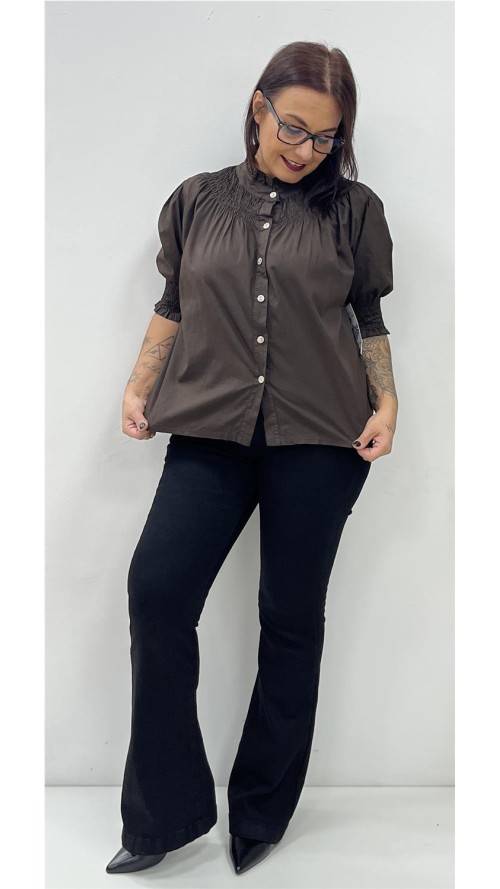 CAMISA LISBOA MARRON