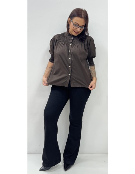 CAMISA LISBOA MARRON