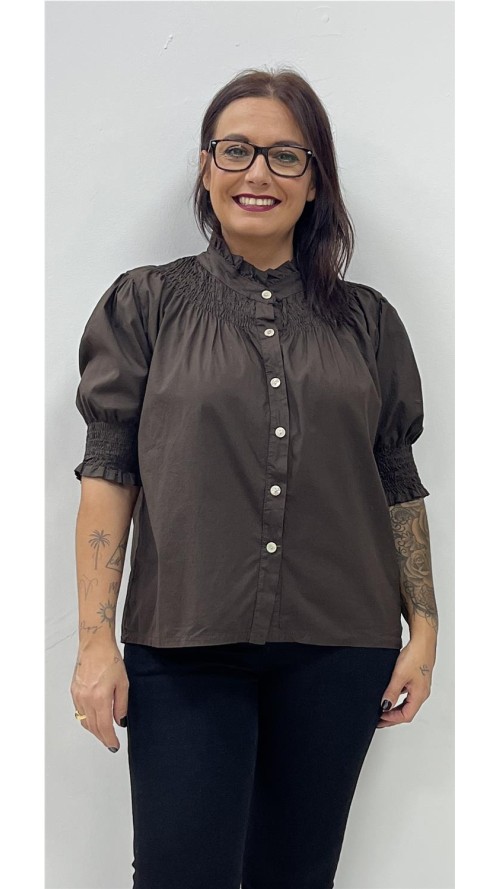 CAMISA LISBOA MARRON