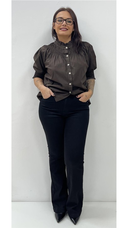 CAMISA LISBOA MARRON