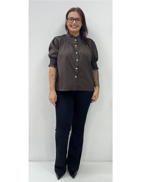 CAMISA LISBOA MARRON