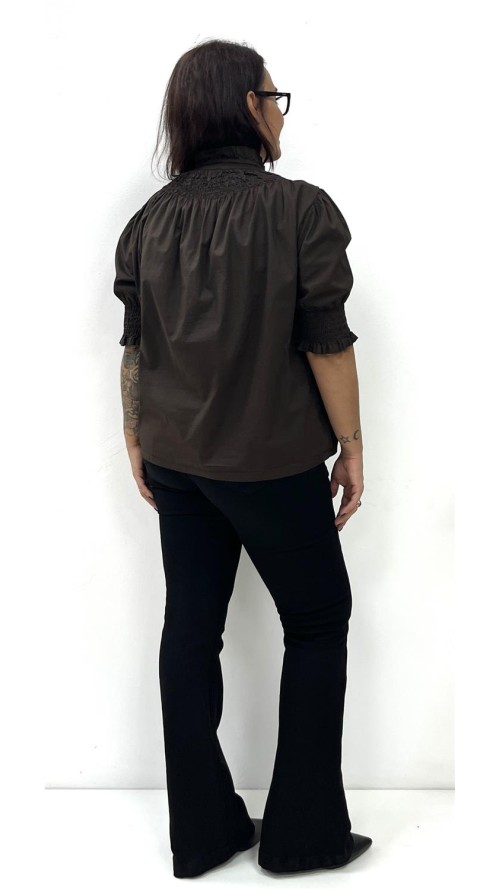 CAMISA LISBOA MARRON