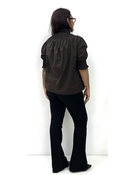 CAMISA LISBOA MARRON