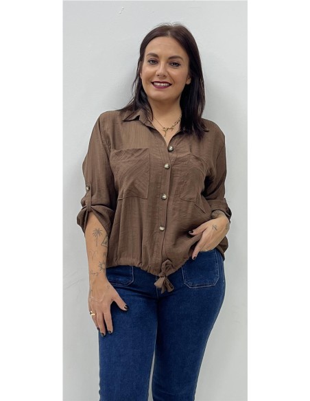 CAMISA ALISON MARRON