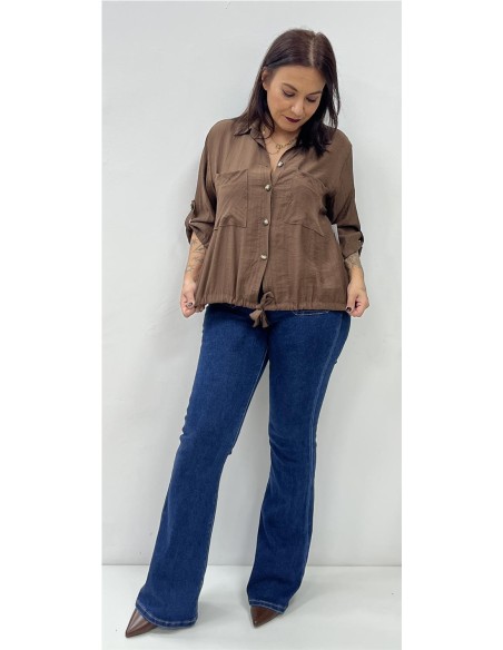 CAMISA ALISON MARRON