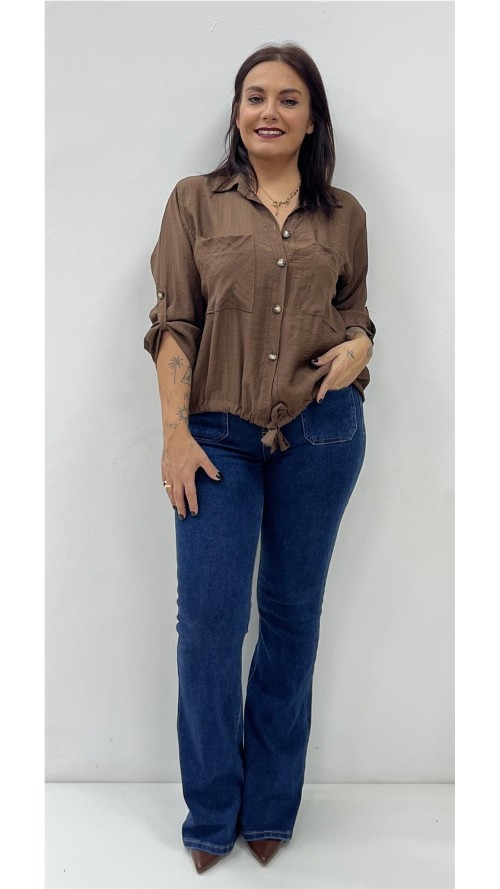 CAMISA ALISON MARRON
