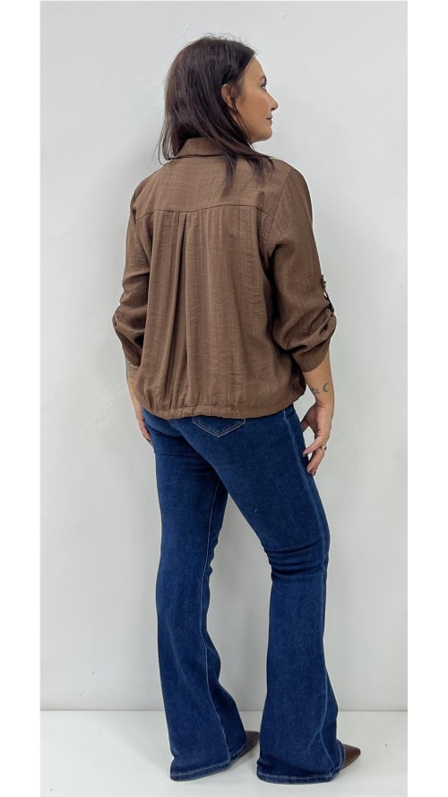 CAMISA ALISON MARRON