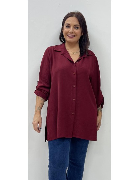 CAMISA BEATRIZ BURDEOS