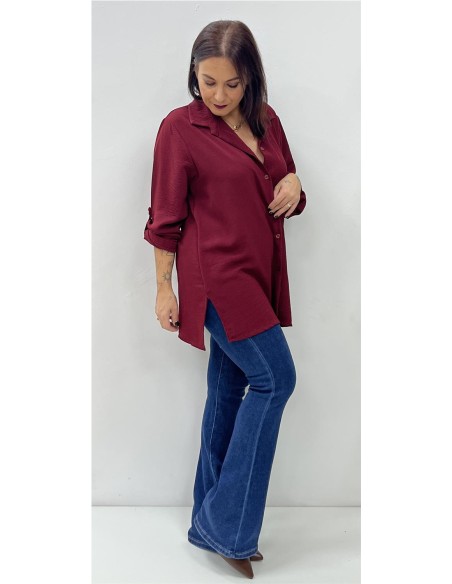 CAMISA BEATRIZ BURDEOS