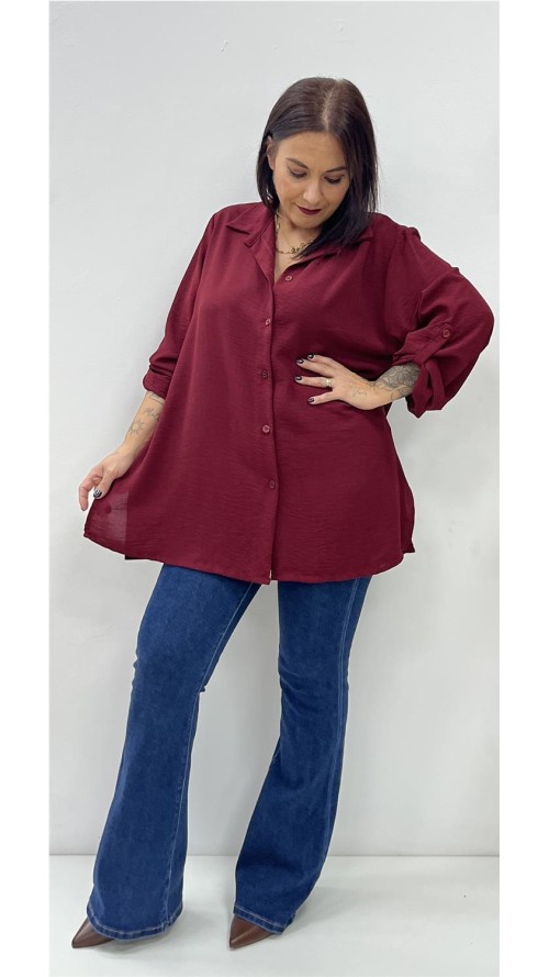 CAMISA BEATRIZ BURDEOS